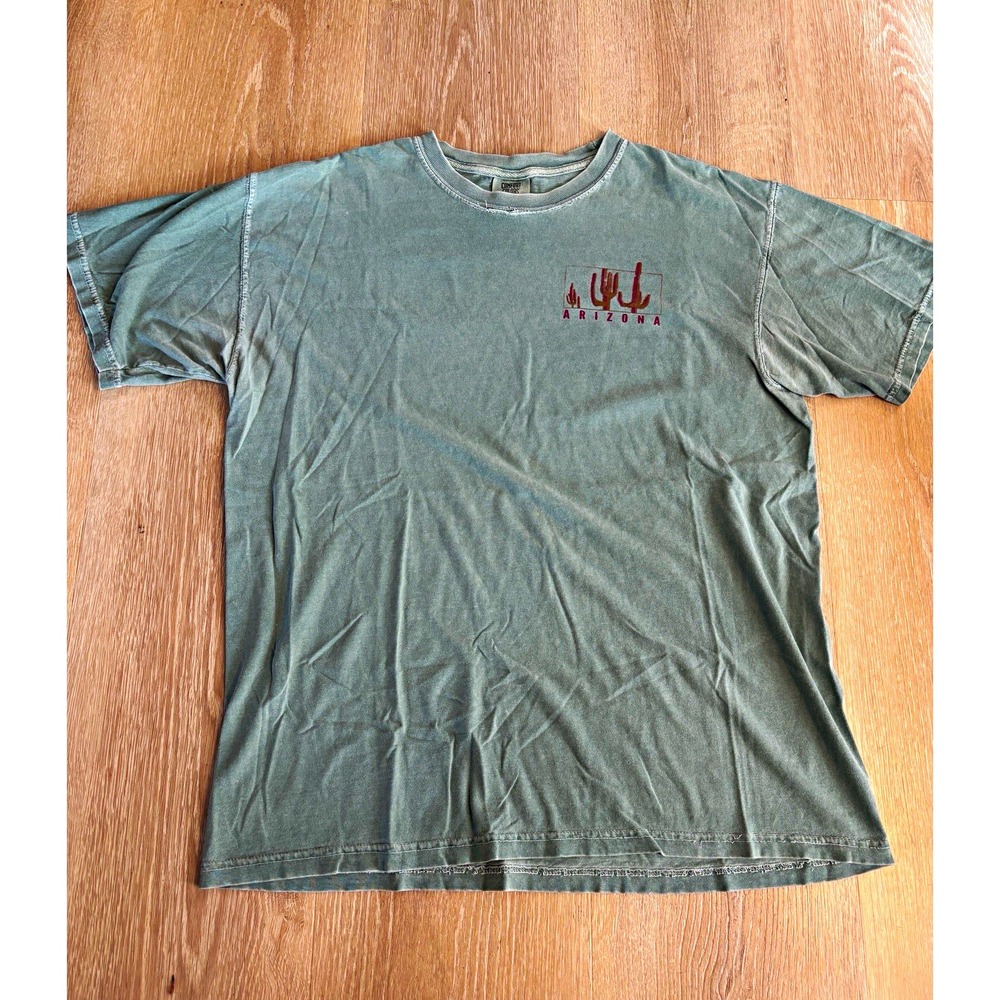 Perfectly Worn-In Comfort Colors Arizona Graphic Tee - Green / Sage - Men's L